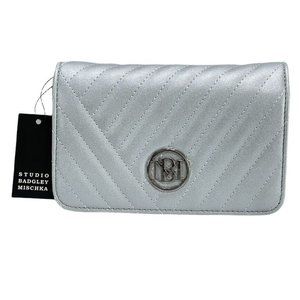 STUDIO BADGLEY MISKA Bag Special Occasion Silver Chain Crossbody Purse